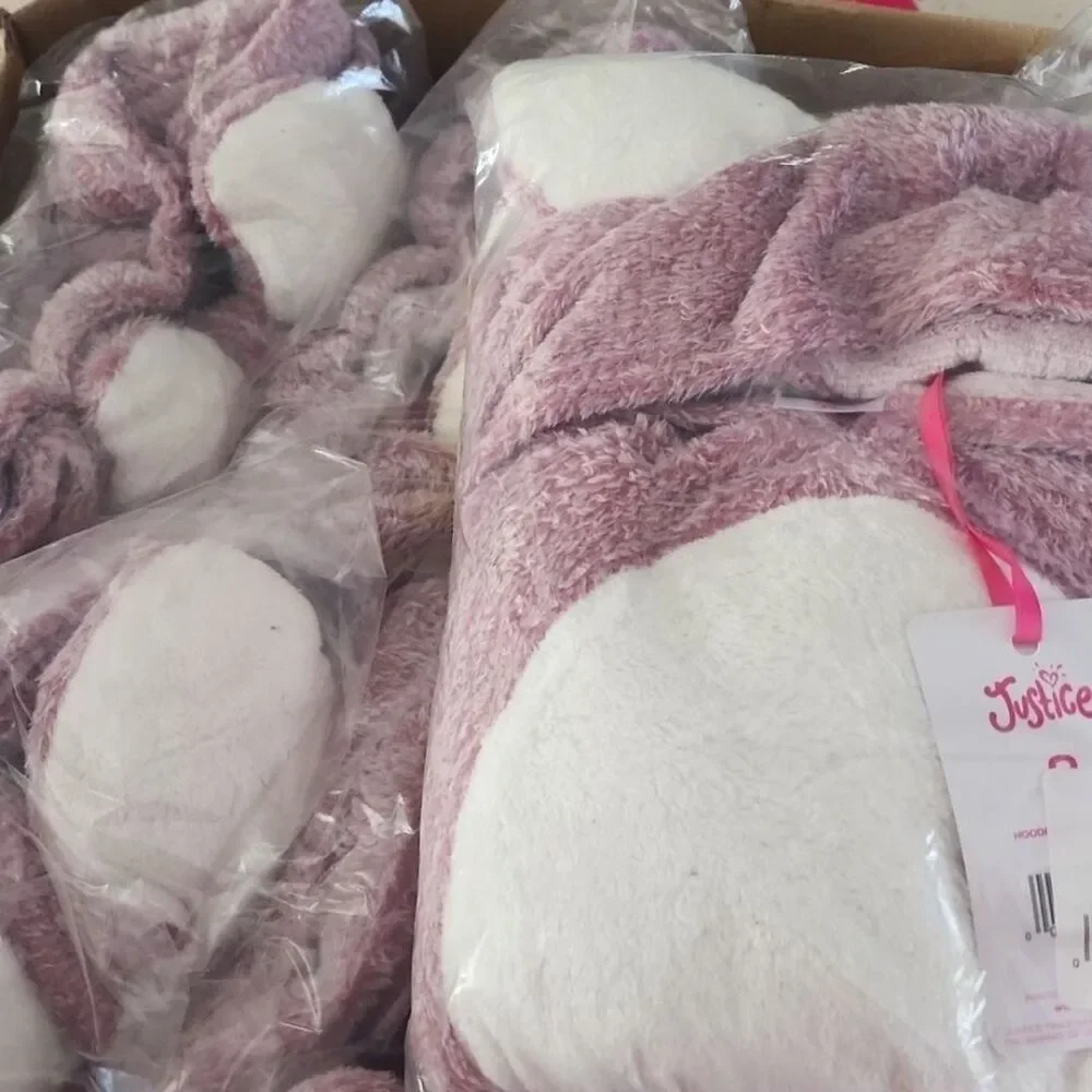 Justice Critter 2pc Mauve Pajama Set Size 10